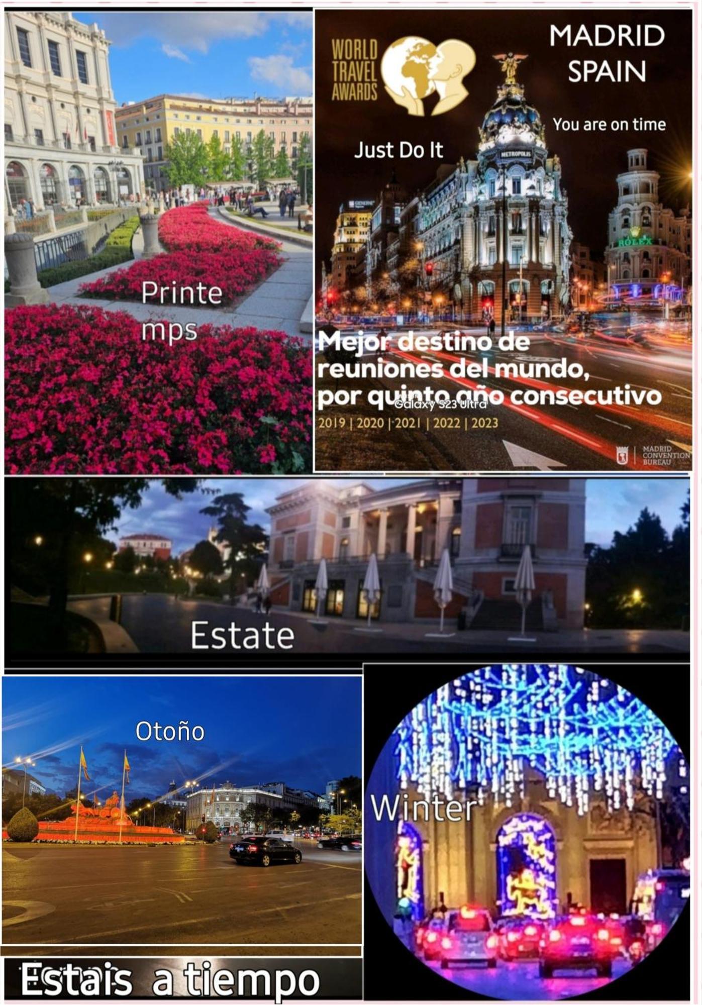 Centrica Habitacion Bed and Breakfast Madrid Eksteriør billede